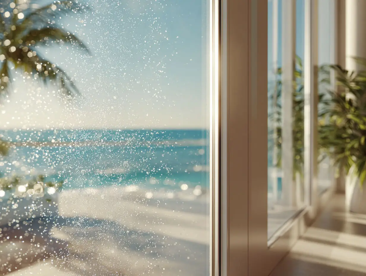Window and Glass Cleaning by the Coast — The Salt Film Effect
