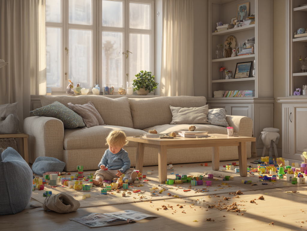 When Toddler Chaos Takes Over — Sharky Cleaning to the Rescue