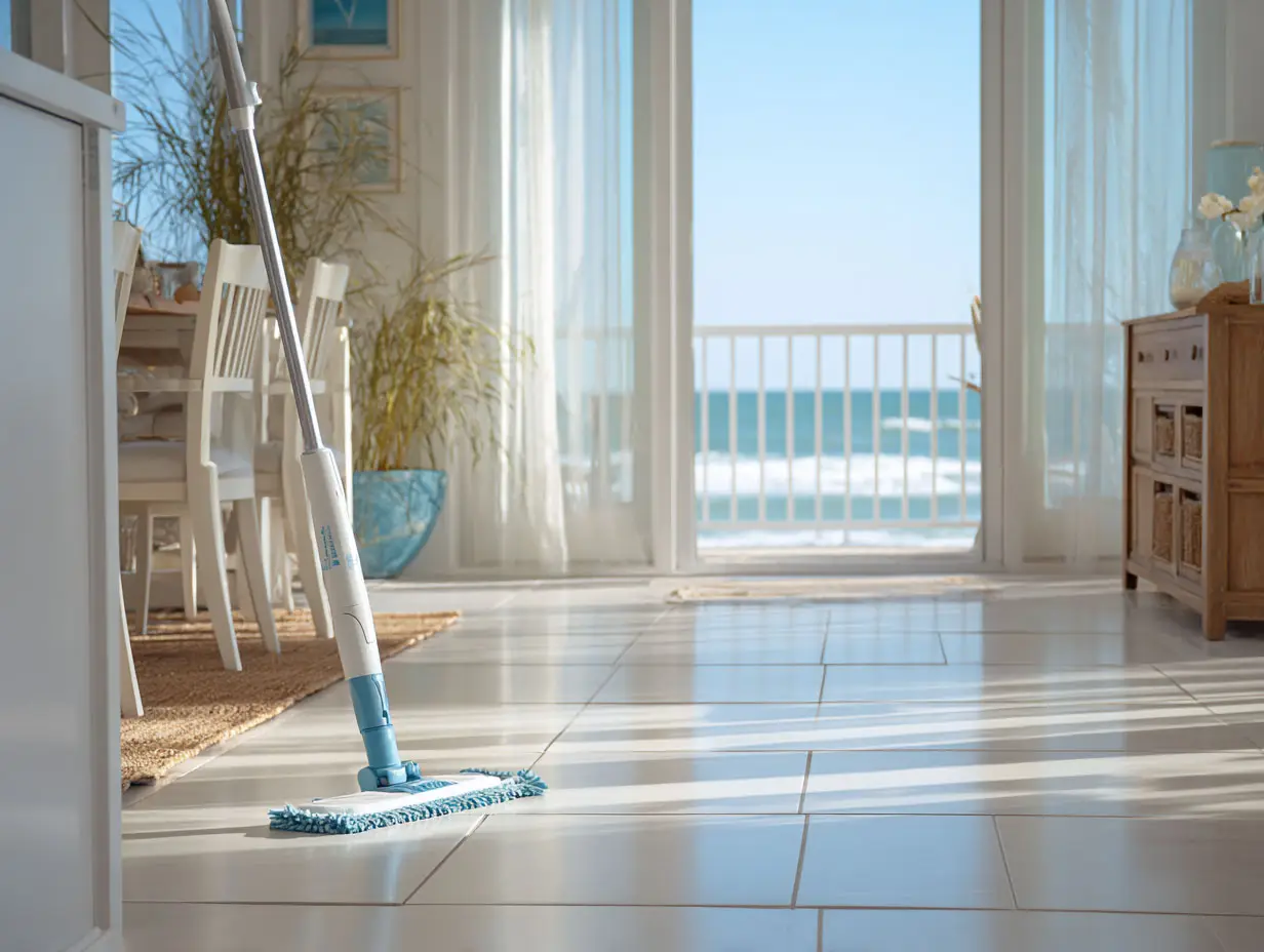 Why Your Mop Is Failing You (And Making Floors Dirtier) How I Keep My Miramar Beach Floors Sand-Free Every Day